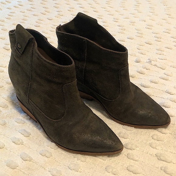 Belle by Sigerson Morrison Kyeran Suede Ankle Boots - Picture 1 of 9